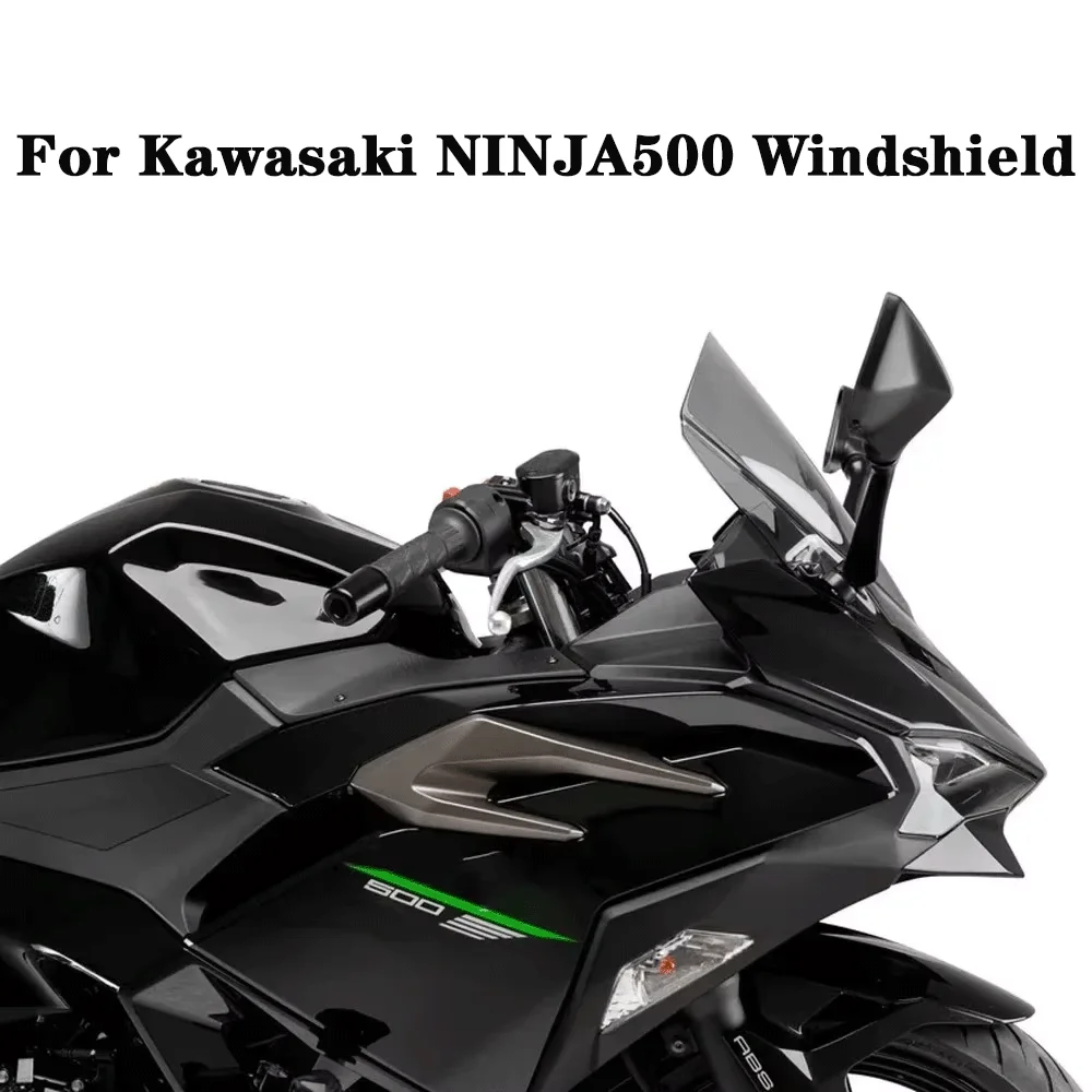 

For Kawasaki NINJA500 SE 2024 NINJA500 Double Bubble Windscreen Windshield Deflector Windscreen Fairing Baffle Cover