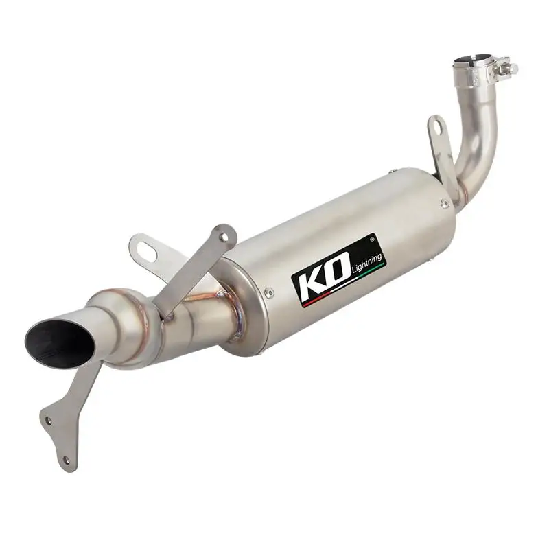 

For Aprilia GPR250R GPR250S 2021-2024 Slip On Motorcycle Exhaust System Muffler Tail Pipe Stainless Steel Rear Escape