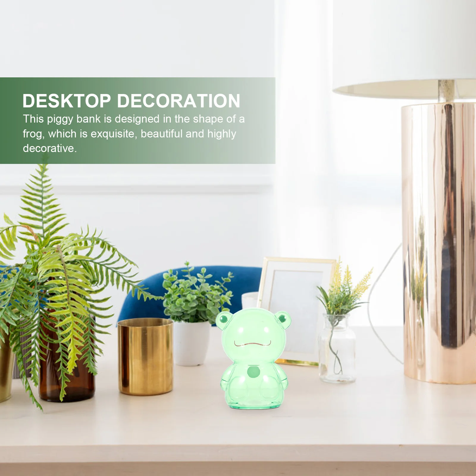 Decoratieve Kikker Geldbesparende Doos Kinderen Muntopslag Creatieve Desktop Container Geldbesparende Doos Kindermuntopslag