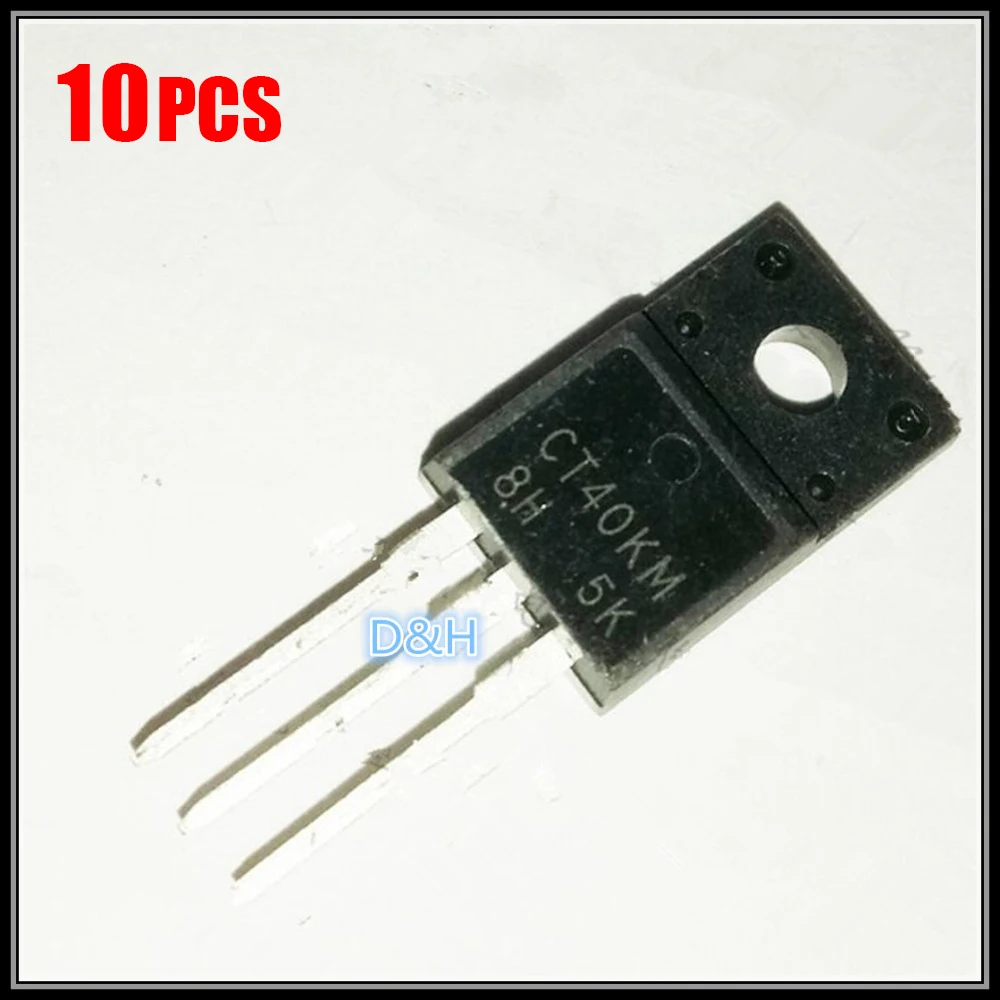 10PCS /NEW original CT40KM CT40KM-8H CT40KM8H CT40 TO220F for canon 580ex ii CT40 chip Camera repair parts