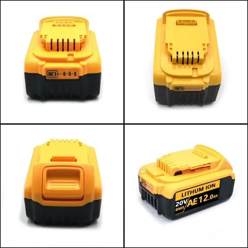 For DeWalt 20v 6000mAh 8000mAh 12000mAh Rechargeable Li-ion Battery Power Tools Replaceable Battery