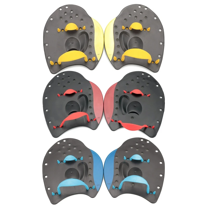 

Professional Swimming Hand Paddles for Kids Adults Durable Hand Fins with Adjustable Straps Swimming Training Supplies