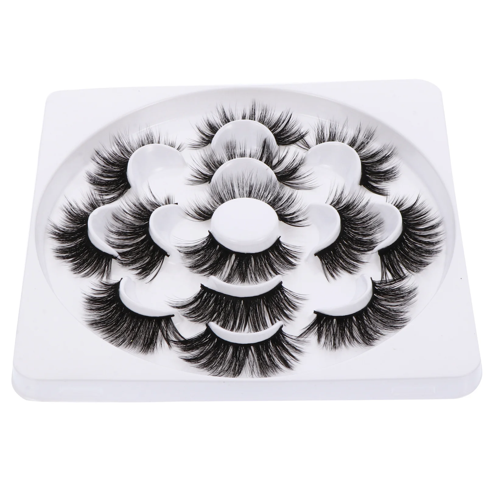 Pestañas de maquillaje vívidas para mujer, pestañas postizas fáciles de usar, accesorio de belleza de larga duración, herramienta de maquillaje de pestañas vívidas