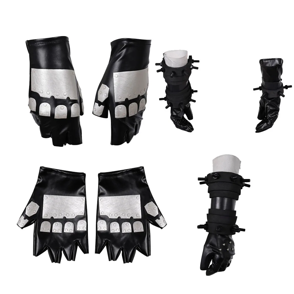 Game Fantasy Adult Cloud Strife  Gloves Tifa Lockhart Cosplay Men Women Gifts Prop Halloween Carnival Party Costume Accessories