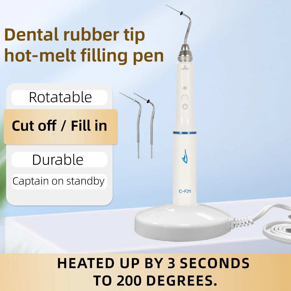 Dental Glue Tip Heater Glue Tip Hot Melt Pen Root Canal Filling Cutting Device Dental Equipment