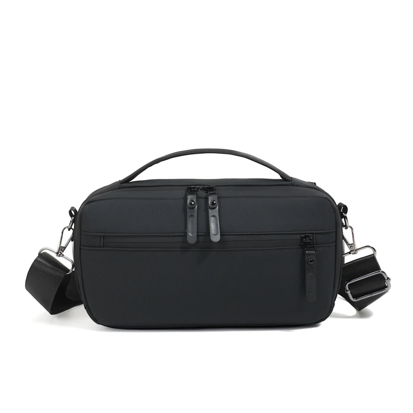 New Men Crossbody Shoulder Bag Multi‑Pocket Handbag Lightweight Durable Adjustable Strap for Daily Travel Business Outdoor Use