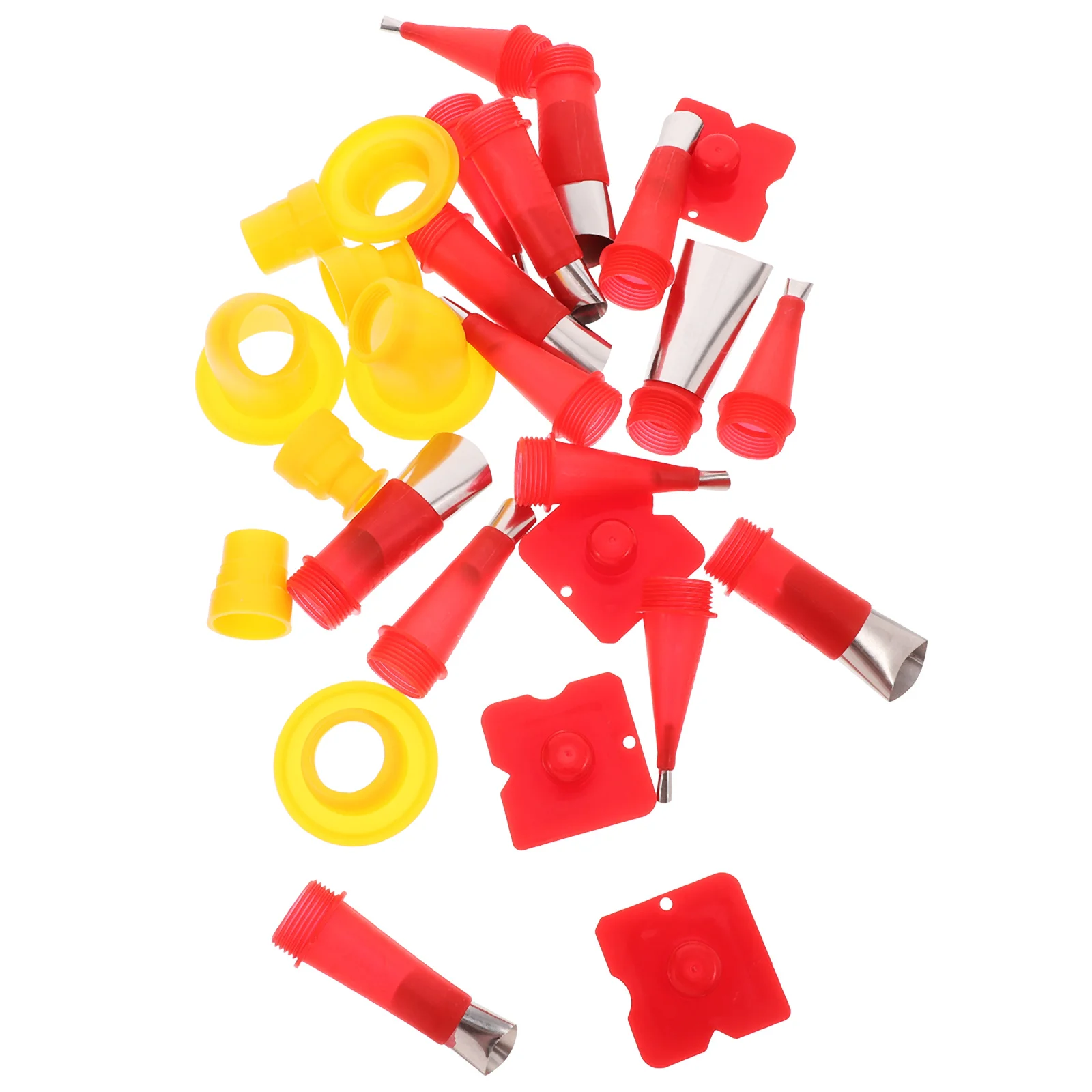 1 Set Kit di punte per ugelli riutilizzabili Base staccabile in plastica di gomma durevole per applicazioni di calafataggio per vetro di precisione Strumento per calafataggio