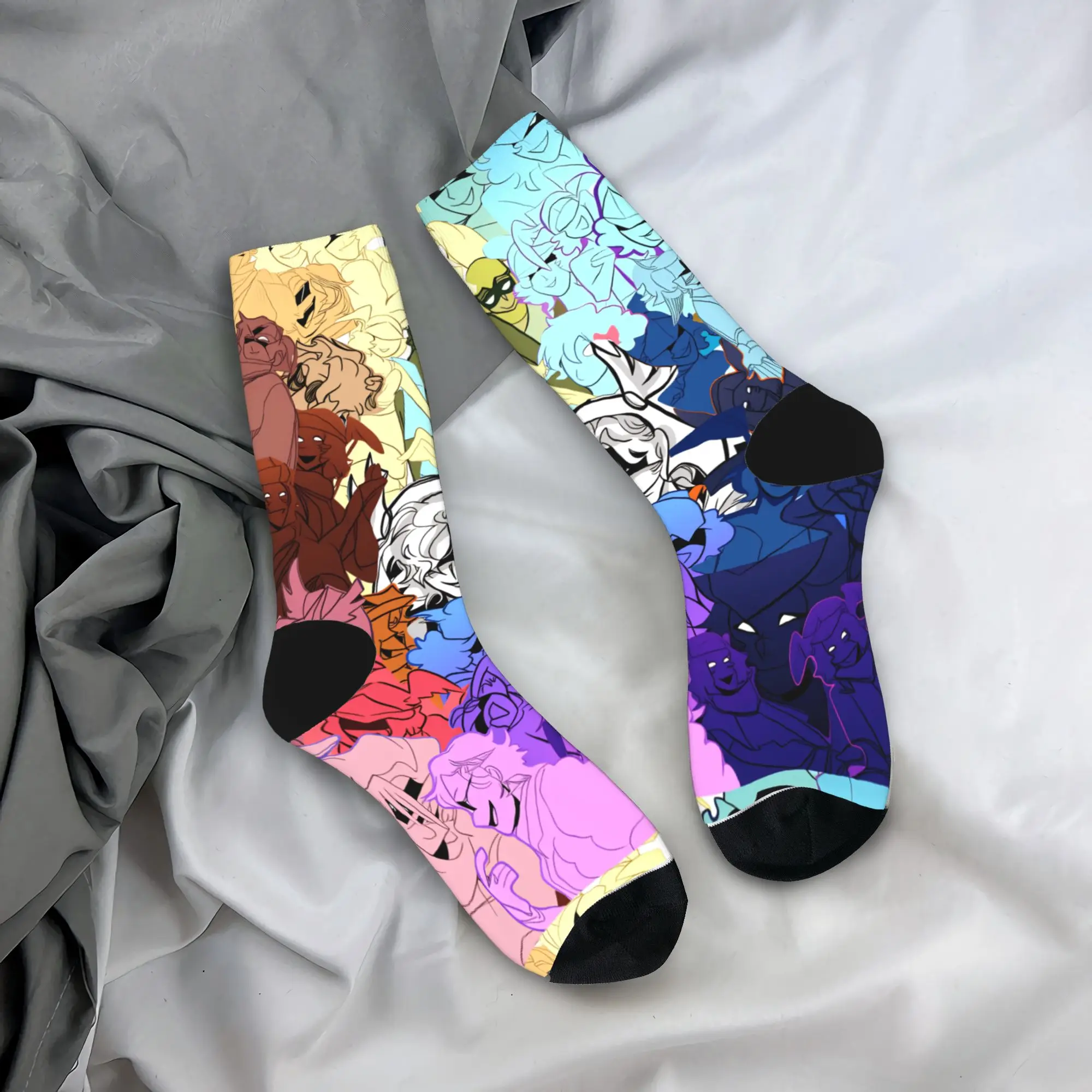 

E-Epic The Musical Stockings, мужские носки, средние мягкие современные носки, зимние велосипедные противоскользящие дизайнерские носки, подарок на день рождения