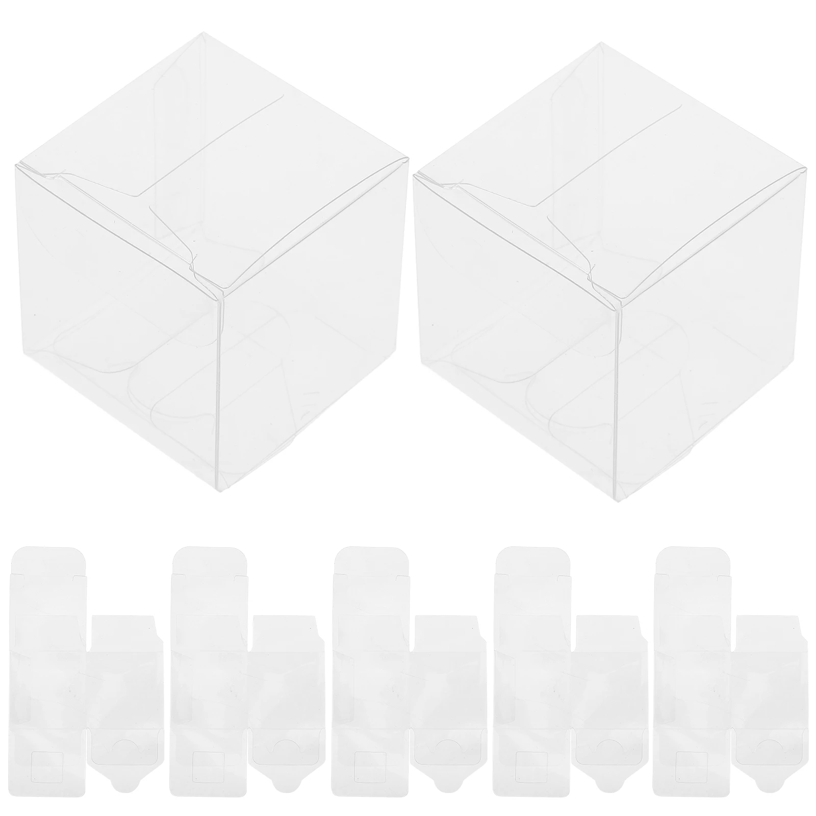 

25 Pcs Plastic Packaging Box Candy Boxes Wedding Snack Clear Favor Gift for Party Favors