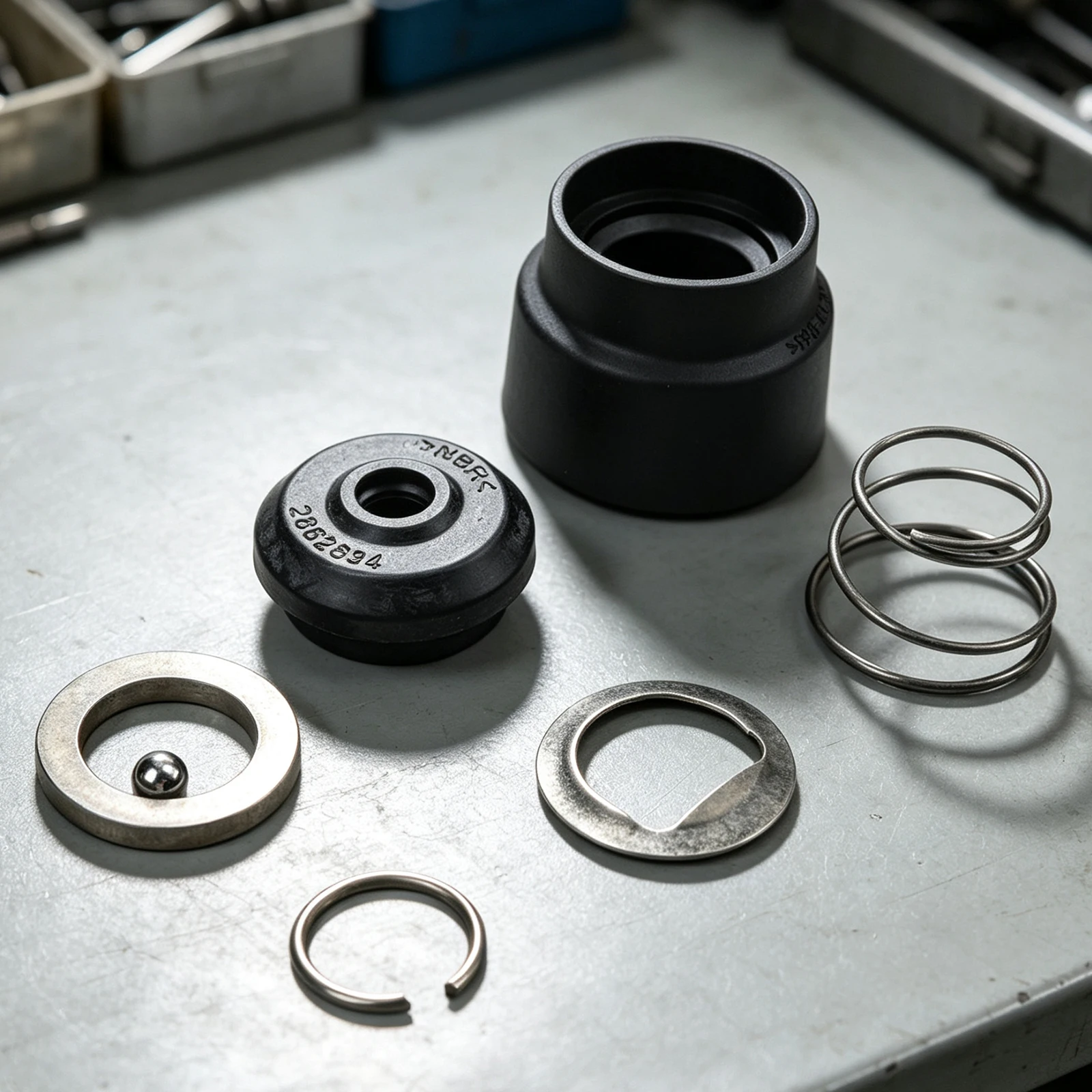 HR2450 for sds Chuck Cover Repair Set for Electric Rotary Hammers Includes Dust Cap Socket Retaining Ring Washers Bearings