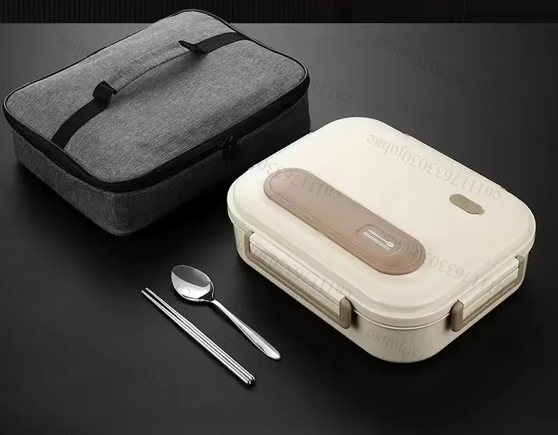 304 Stainless Steel FoodGrade Extra-Large Insulated Airtight Lunch Box - Microwave Safe Container for Office Workers & Students