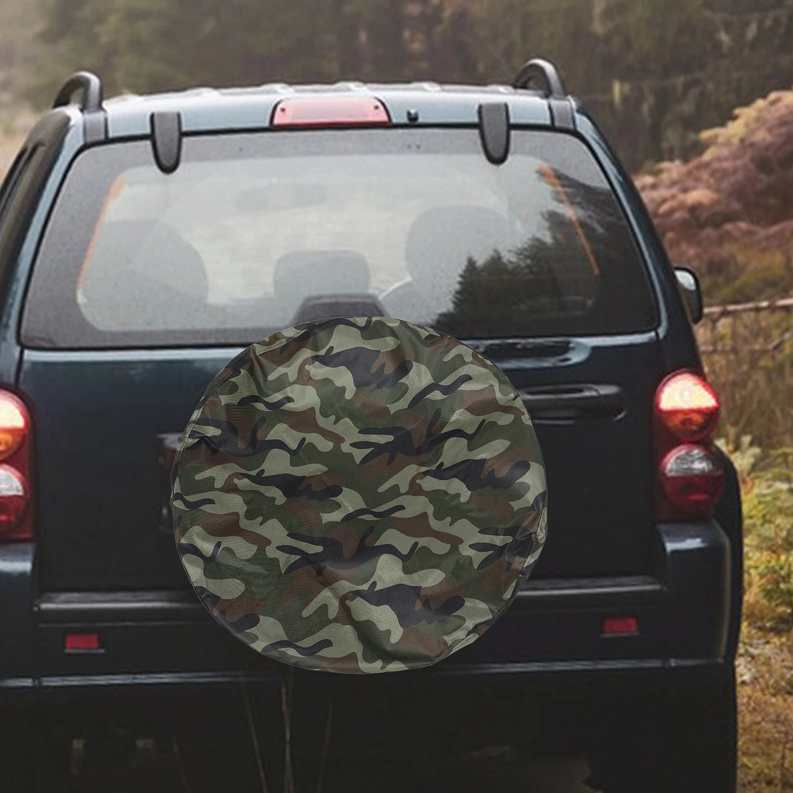 

Universal 1Pc Tire Cover Oxford Cloth Durable Weatherproof Camouflage Spare Wheel SUV Car RV Trailer Protector