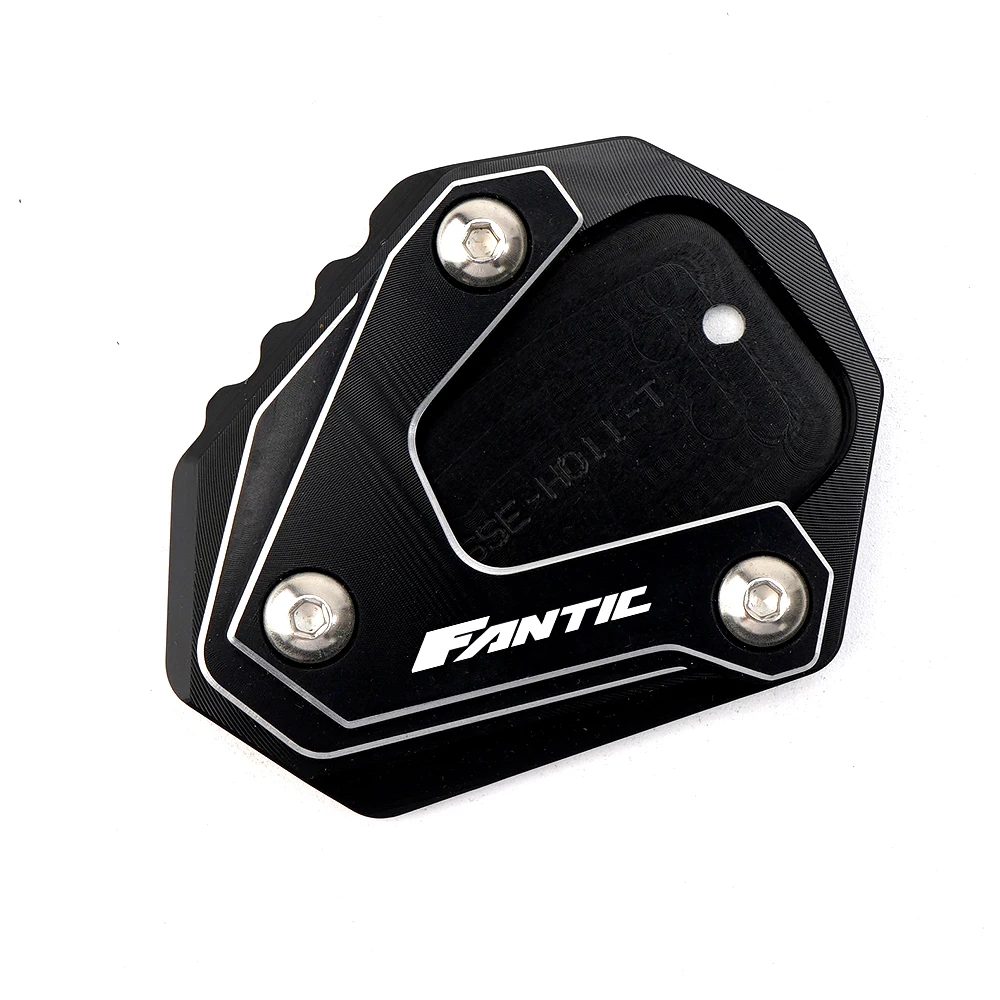 Para FANTIC CABALLERO PLAT TRACK 125 250 RALLY SCRAMBLER CNC soporte de aluminio para motocicleta placa de soporte lateral