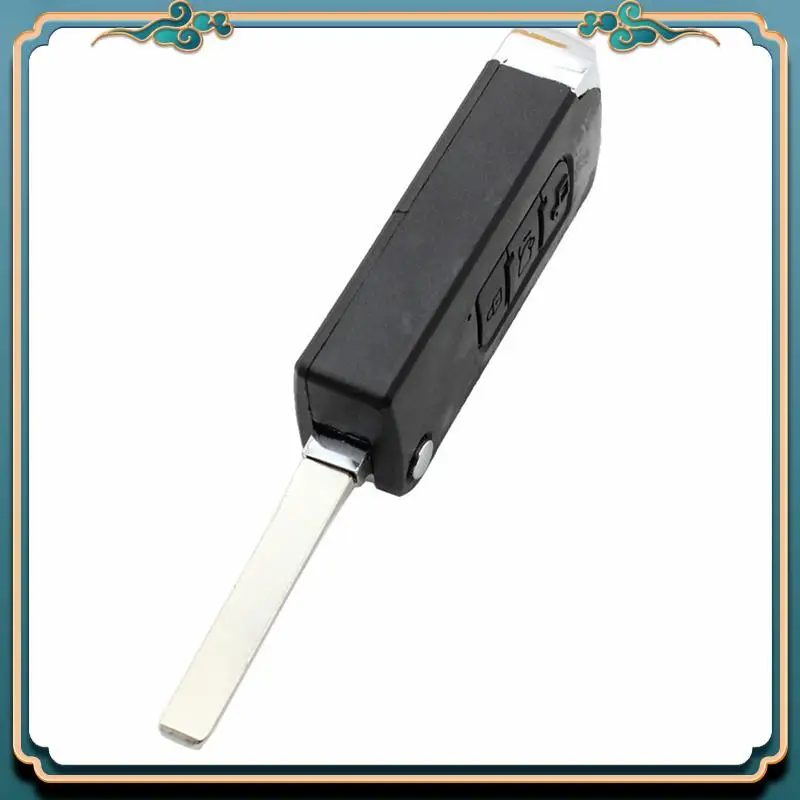 ABJG-접이식 원격 제어 키 케이스 Mahindra 자동차 키용 3버튼 접이식 원격 제어 키 케이스