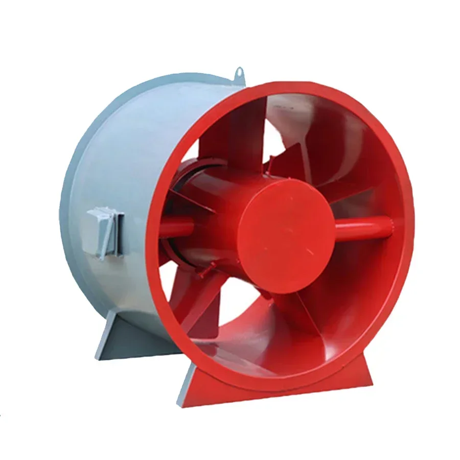 Industrial Fire Fighting HTF Series Ventilation Fan Axial Flow Type Fire Smoke Exhaust Fan