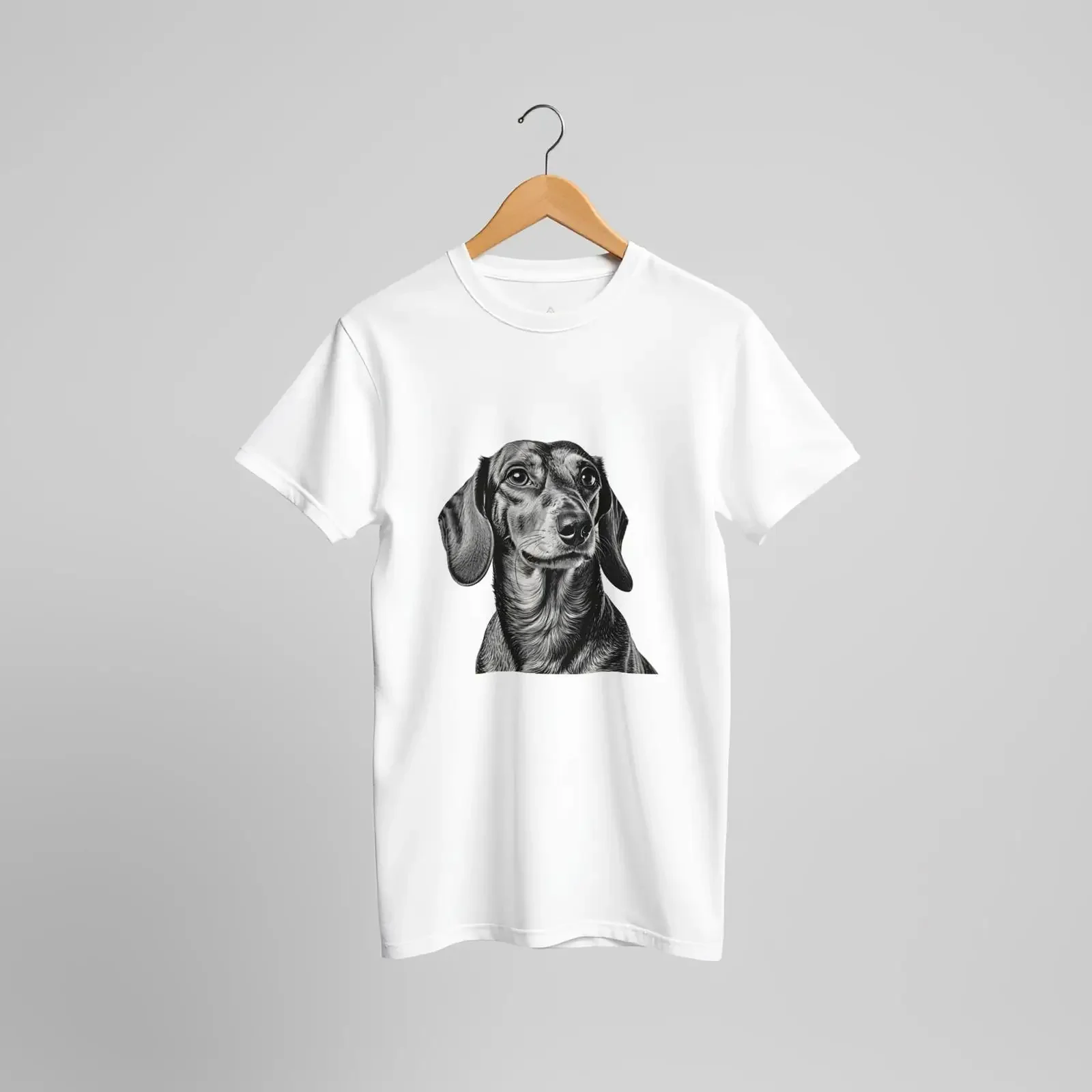 Duchshund Vintage Engraving T Shirt Classic Dog Lover Nature Bella Canvas 3001 vintage Washed Breathable designer clothes