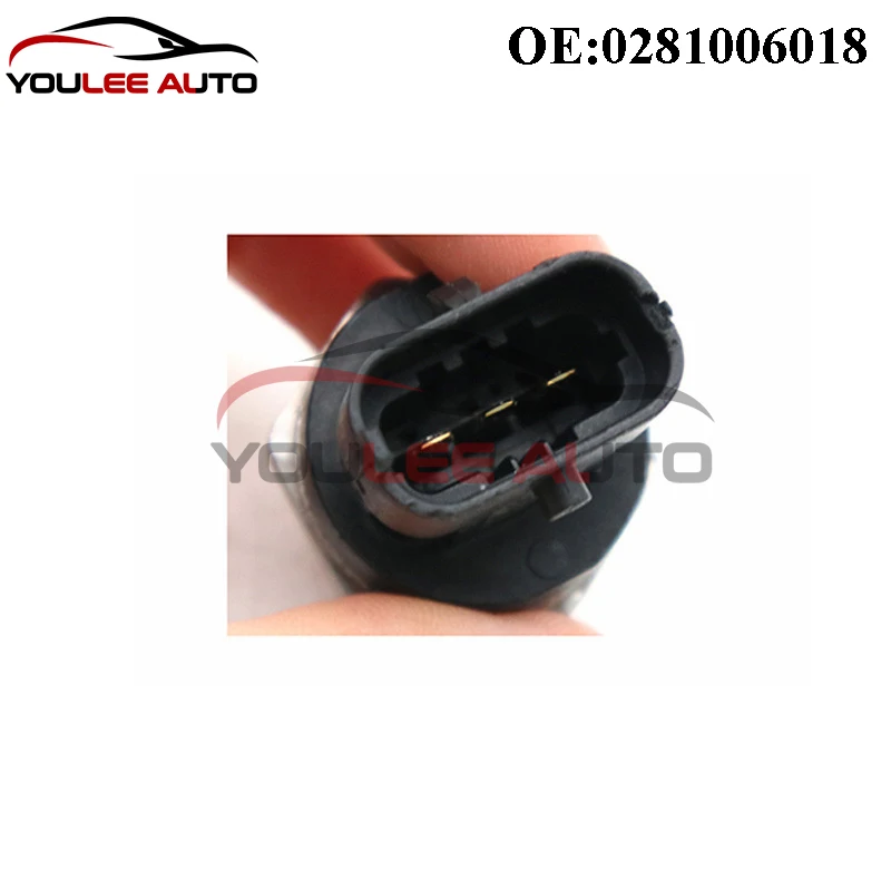 High Quality OEM 0281006018 WE0113GC0 Fuel Rail Pressure Sensor For Ford Ranger Everest Mazda BT50 2.5 3.0 2008 Auto Parts