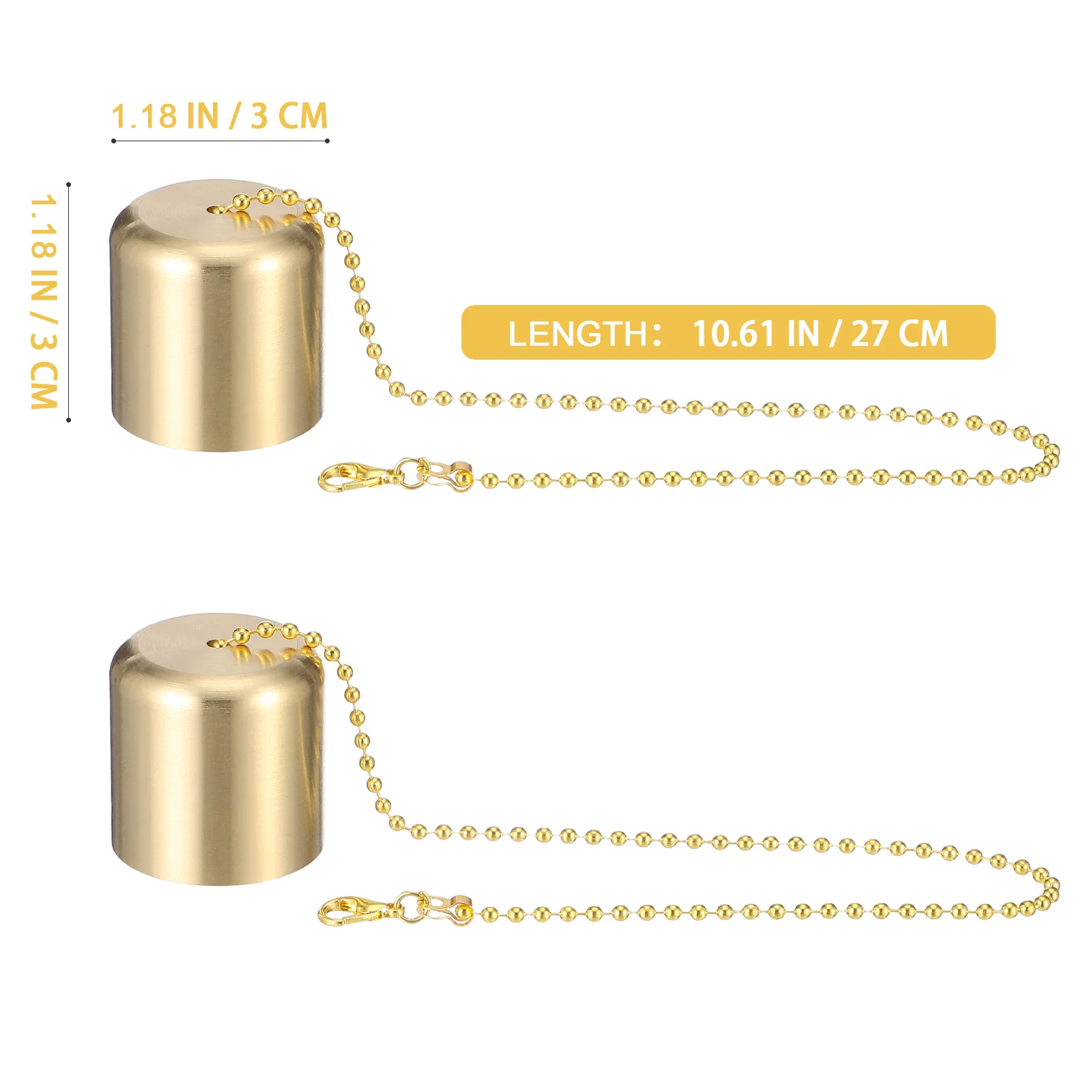 2Pcs Brass Snuffer Covers Metal Extinguisher Tool for Scented Tea Light Jar Aromatherapy Candles Flame