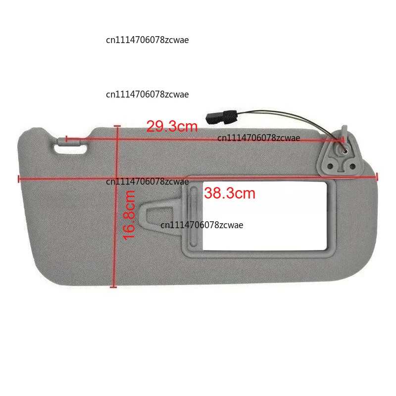 For Hyundai Elantra 2007 2008-2010 Gray Beige Car Interior Sun Visor Left and Right Wired and Wireless Sun Visors 852012H0208M