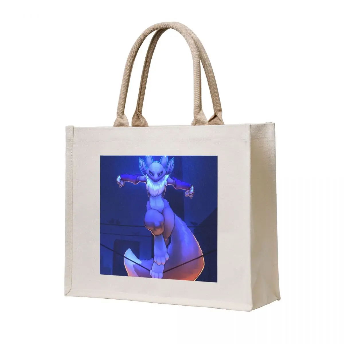 

Renamon Tote Bag Canvas stote bag Gift bags eco bag folding