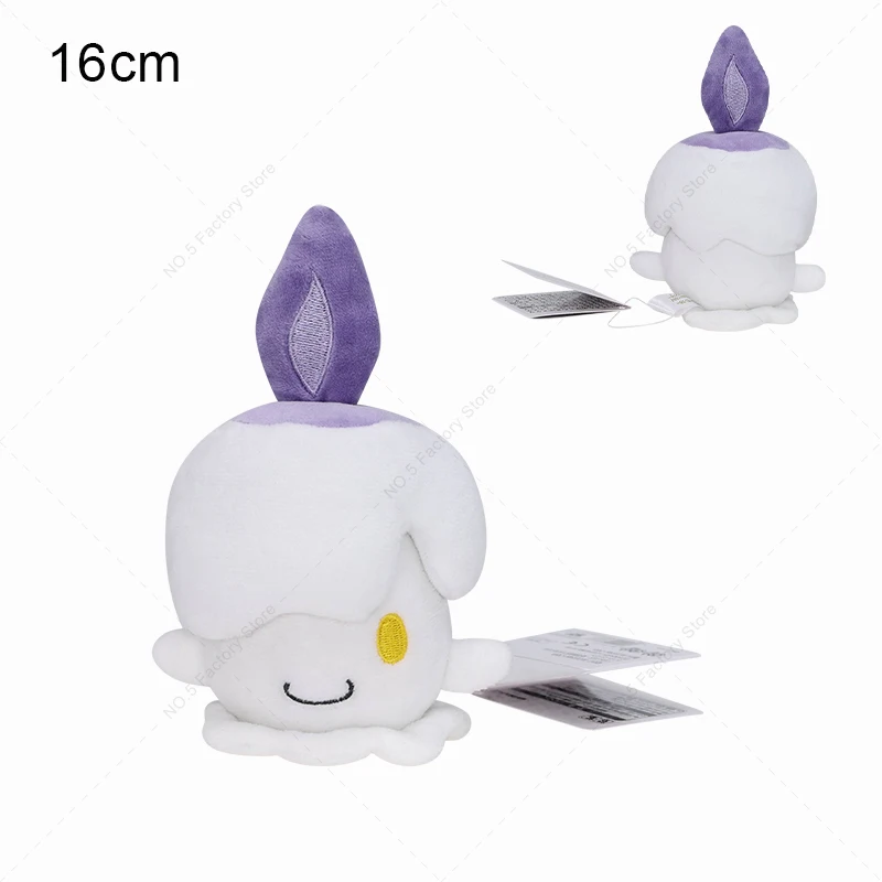 New Pokemon Plush Kawaii Litwick Stuffed Toy Pocket Monster Peluche Doll Best Children Xmas Gifts for Kids