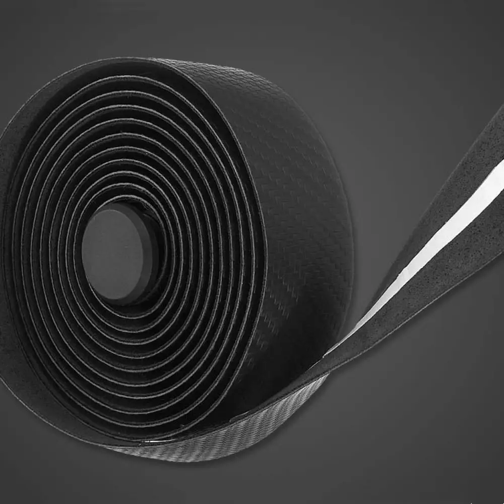 Carbon Fiber Bicycle Bar Tape Shockproof Anti-slip Handlebar Band EVA Wrap Sweat-absorbing Bicycle Handle Grips Bike Accessories
