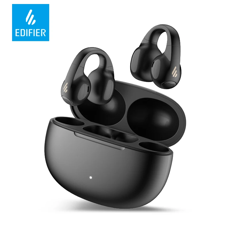 Edifier Comfo C Open-Ear Wireless Bluetooth Earbuds Clip-On Sports Headphones IP54 Sweatproof Bluetooth 5.4 Ear Clip Earphones