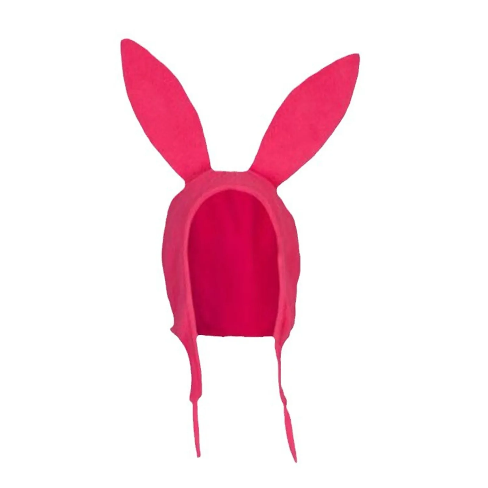 Chapéu de orelha de coelho rosa para adultos e crianças, pai-filho, natal, halloween, cosplay, orelha longa