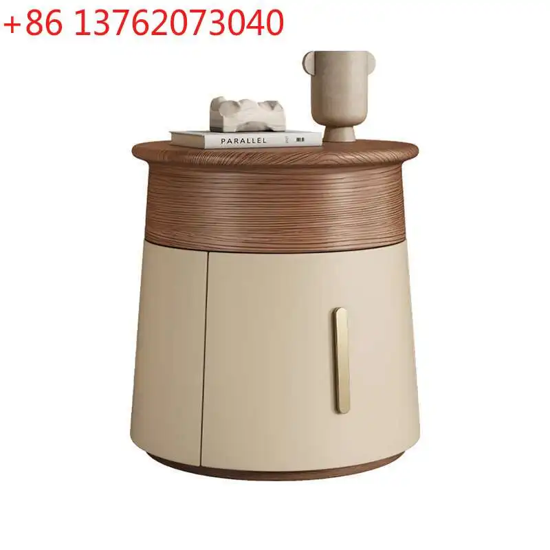 Creative Design Small Bedside Table Space Saving Drawers Storage Nightstand Unique Trendy Mesa De Noche Bedroom Furniture