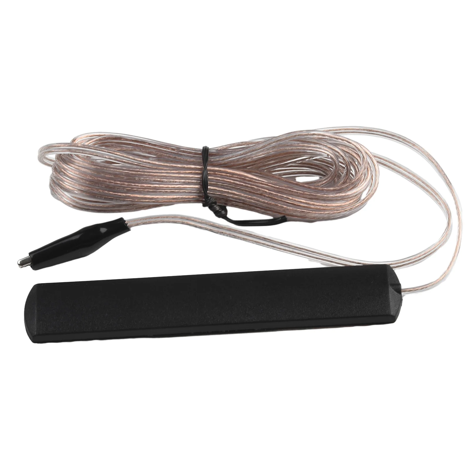 

Clip On Radio FM Stereo Antenna Indoor Length 5m Stable Transfer Wide Compatible 85-112MHz Alligator Connector