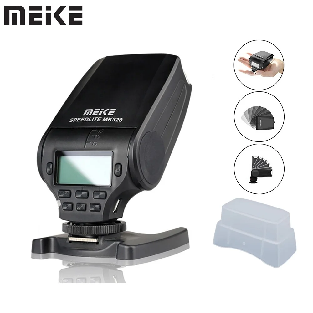 

Meike MK-320 TTL Mini Flash Speedlite for Nikon D850 D800 D3400 D3300 D5300 D3500 D500 D750 D7200 D7000 Z5 Z6 Z7 Z50 J1 J2 J3