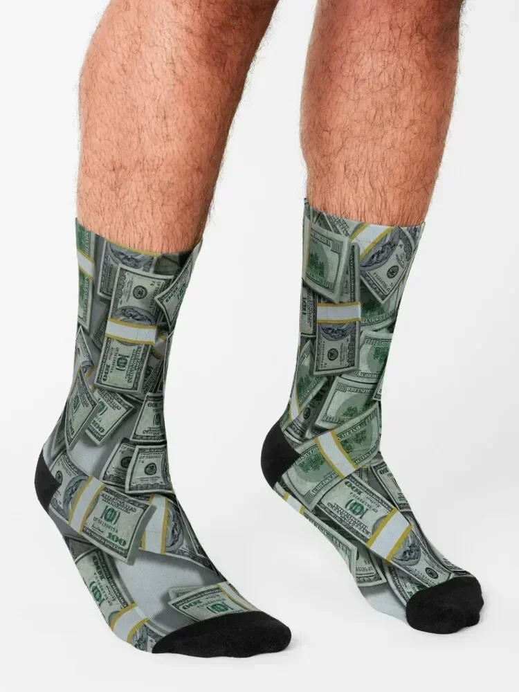 Money Socks custom sports cool Rugby floor Ladies Socks Men's