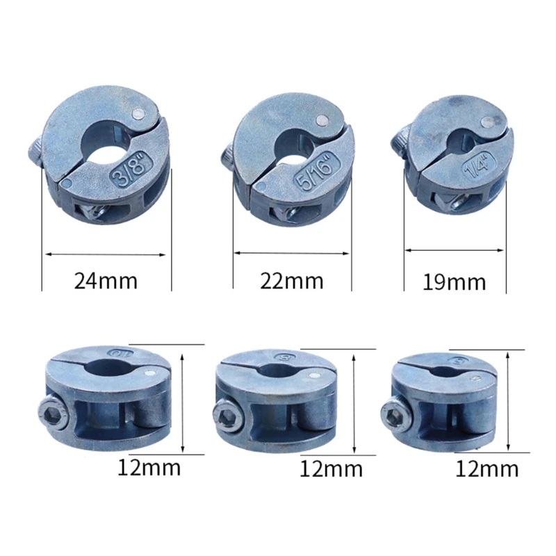 Dụng cụ Mũi Phụ Kiện Chặn Độ Sâu Cổ Bộ Định Vị Bền Chịu Nhiệt Vòng Hợp Kim Kẽm Định Vị Thả Vận Chuyển