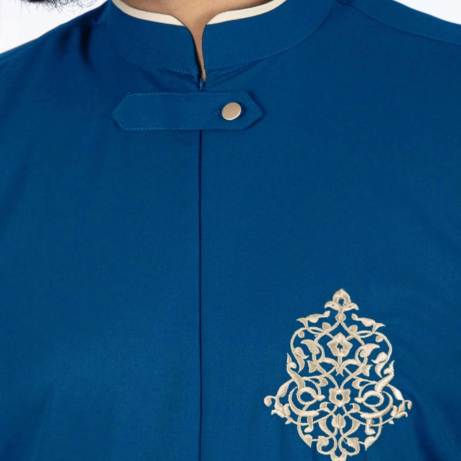 Alta qualidade masculino árabe thobe médio thobe & jubba thawb para homem plus size robe muçulmano casual bordado jubba luxuoso thobes