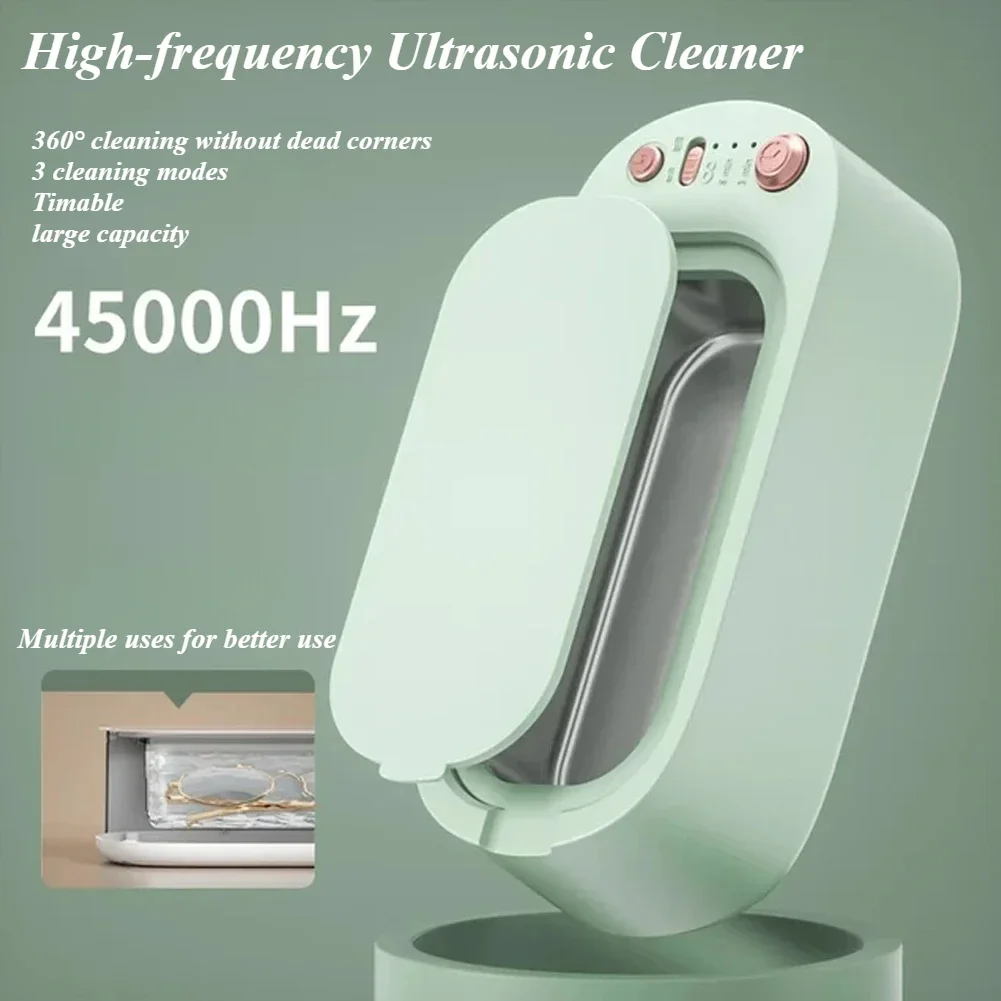 Ultrasonic Glasses High-frequency Vibration Cleaning Machine Electric 3 Gear Jewelry Watch Multi Function TimingCleaning Machine
