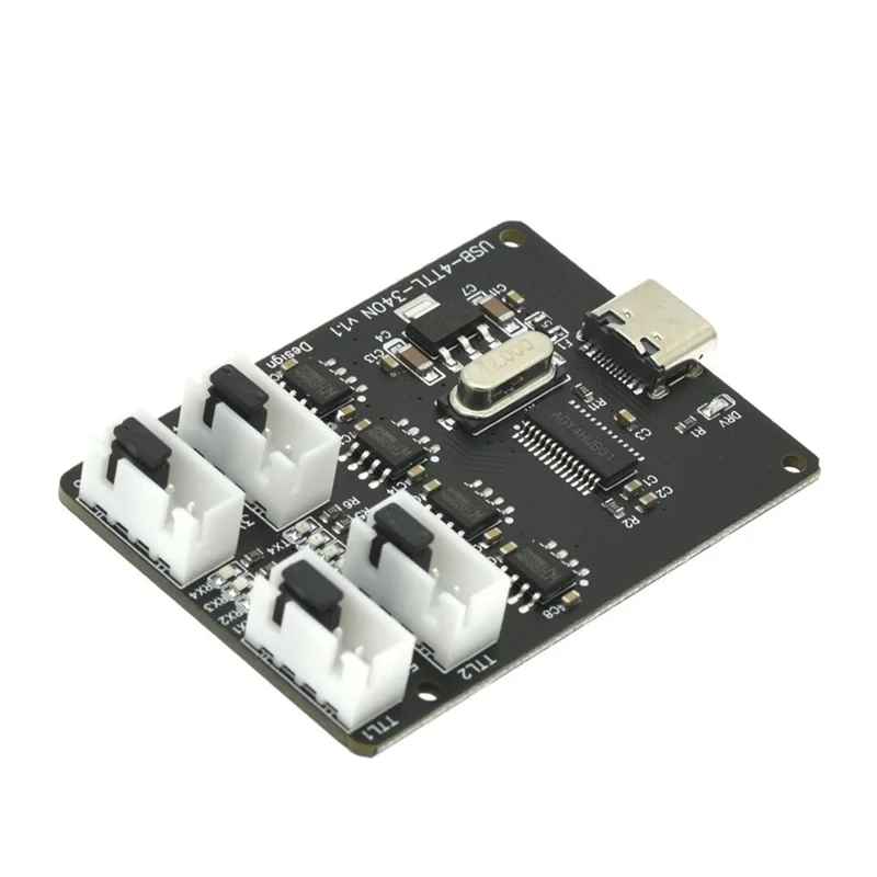 Excelente módulo USB a TTL CH340 HUB TYPE-C interfaz 4 canales cuatro Solo TTL