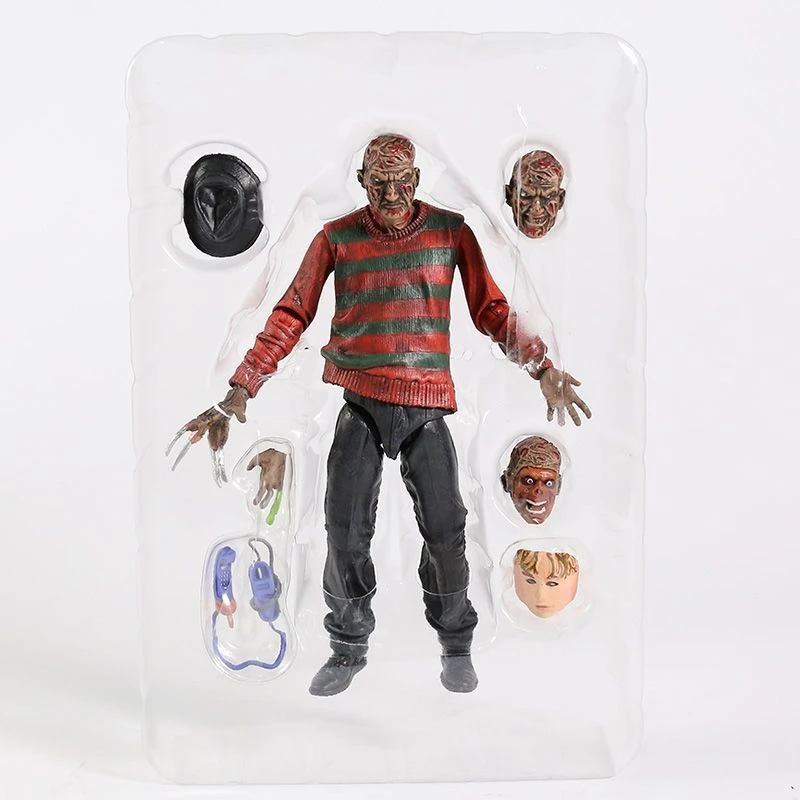 16cm 할로윈 선물 영화 피규어 엘름 스트리트의 악몽 액션 피규어 프레디 스태츄 모델 인형 컬렉션 장난감 선물