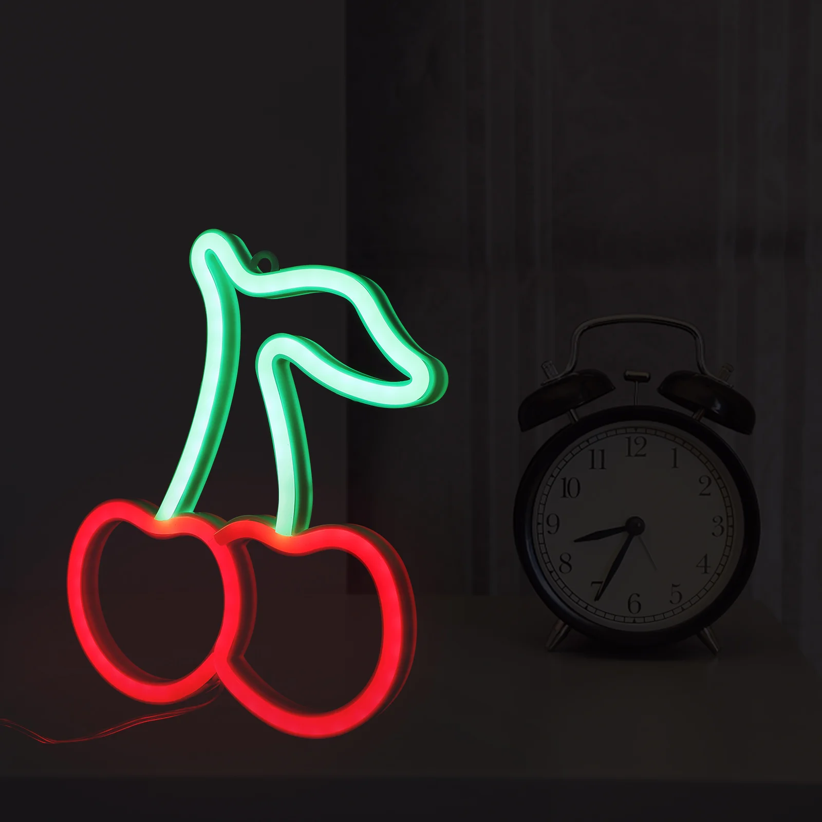 Cherry Neon Emblems Sign Lamp Lights Signs Romantic Pvc LED for Bedroom