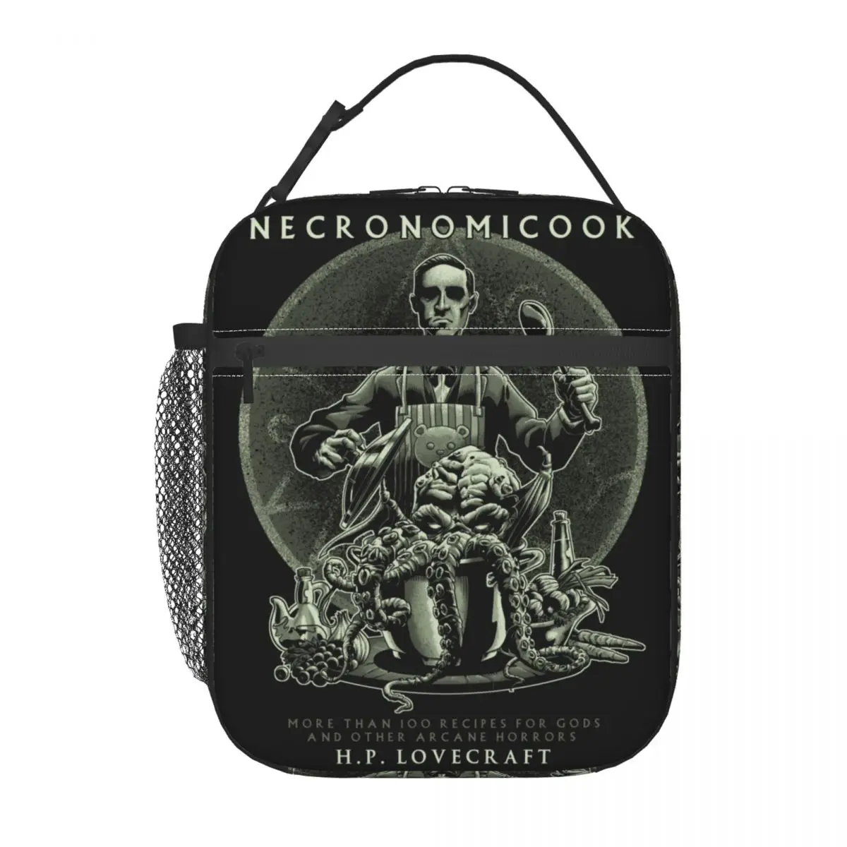 Custom Cooking Call Of Cthulhu Lunch Bag Women Cooler Warm Insulated Lunch Box for Kids School Children