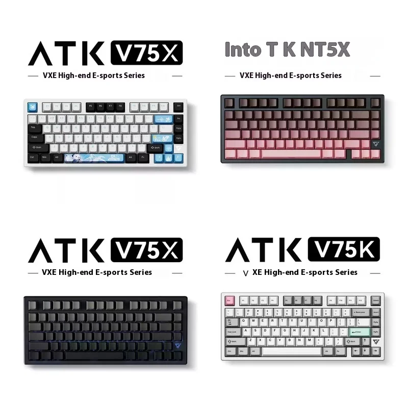 

ATK VXE V75X high-end e-sports mechanical keyboard the third mock examination customized polar fox full key hot plug 80 keys