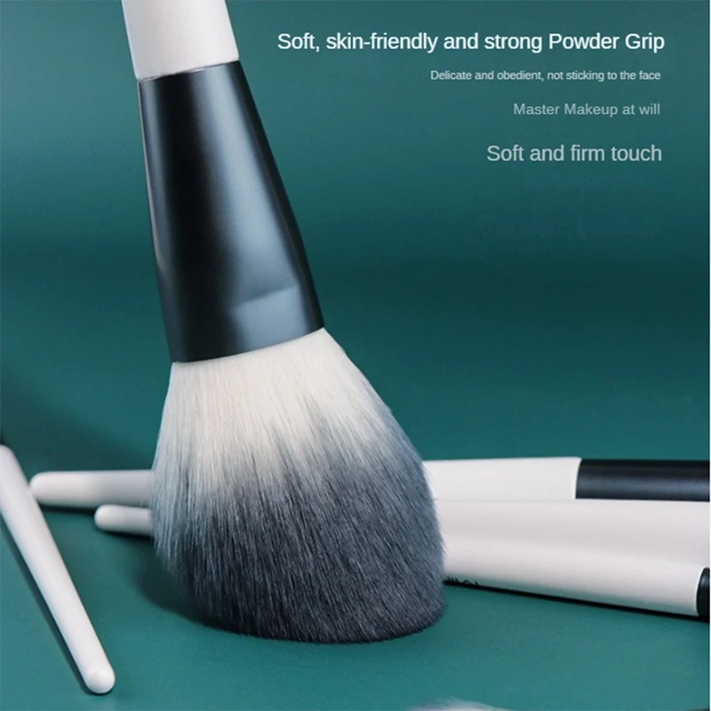 11 قطعة ماكياج فرش مجموعة مسحوق الأساس الحاجب عينيه استحى أدوات المكياج