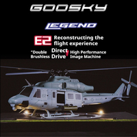 New UH-1Y Venom RC Real Machine GOOSKY E2 Dual Brushless 3D Special Effects Huey Remote Control Helicopter Model Adult Boy Toy