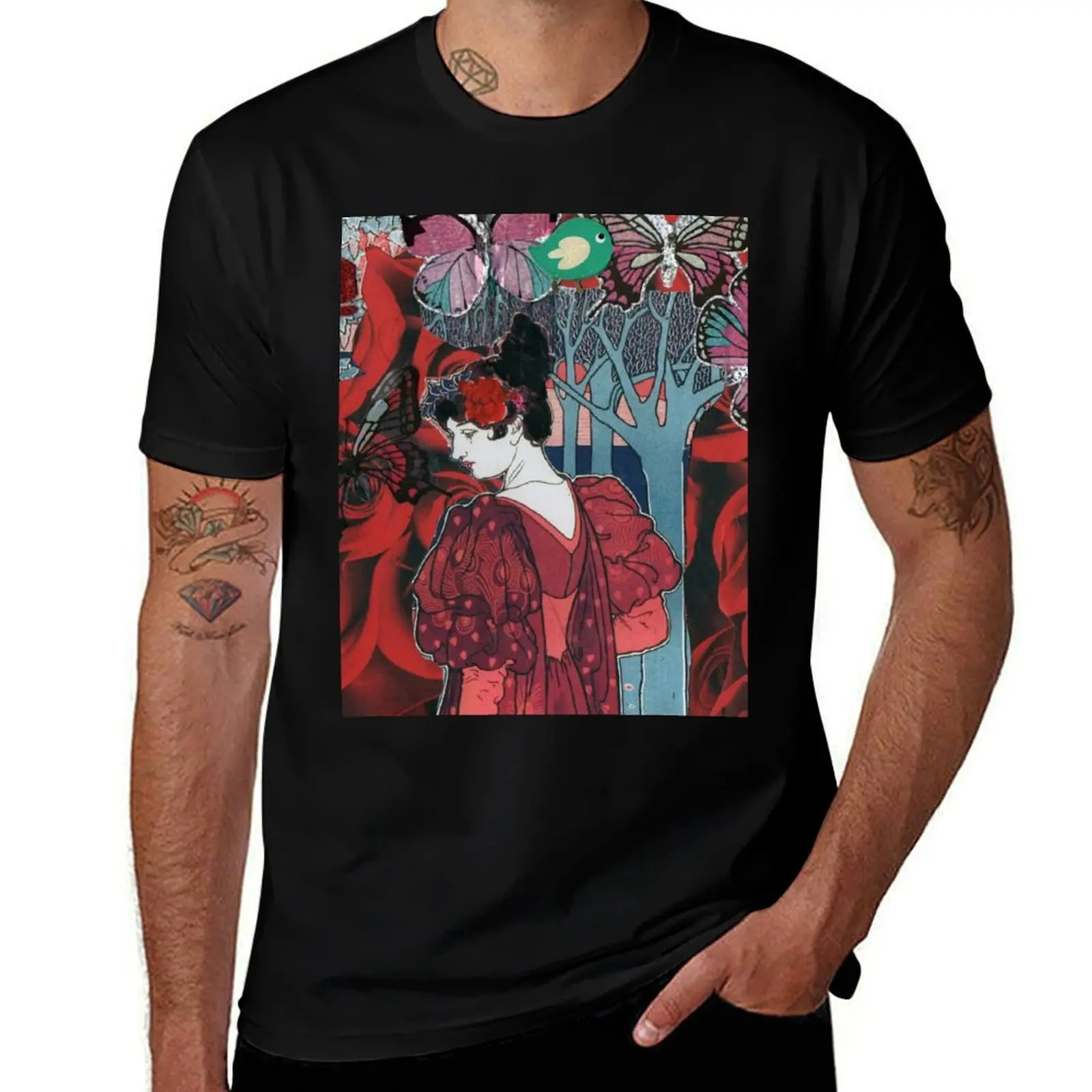 

Rose Red T-Shirt anime t shirts oversize t shirts with prints
