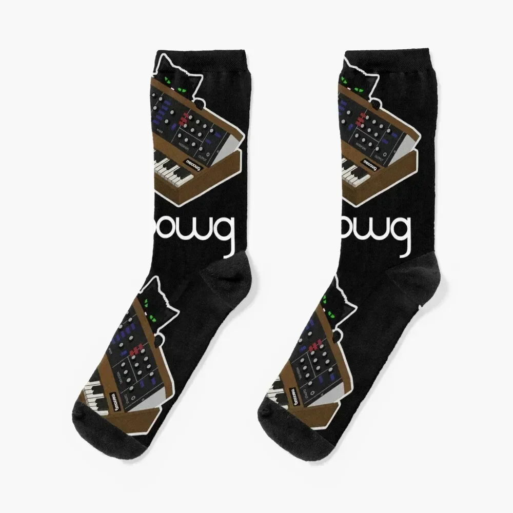 

synthesizer cat meow Socks gifts cute Soccer floral Girl'S Socks Men's