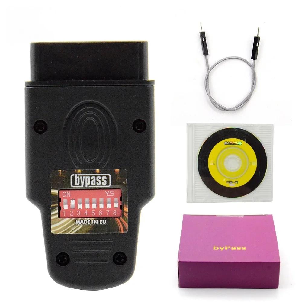 Диагностический инструмент для снятия и установки иммобилайзера VAG IMMO BYPASS, EDC16, EDC17, EDC15, OBD2, разблокировки и активации блоков управления двигателем (ECU) автомобиля.