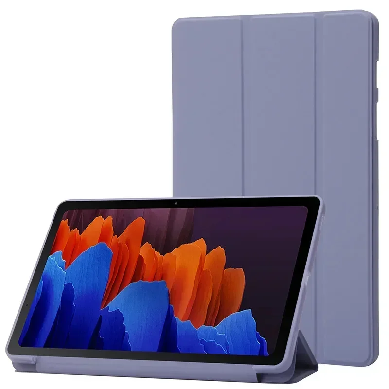 Per Samsung Tab A9 Plus Custodia da 11 pollici Trifold Leaher Supporto posteriore morbido Tablet Fonda per Galaxy Tab A9 Plus Custodia Coque SM-X210 X216