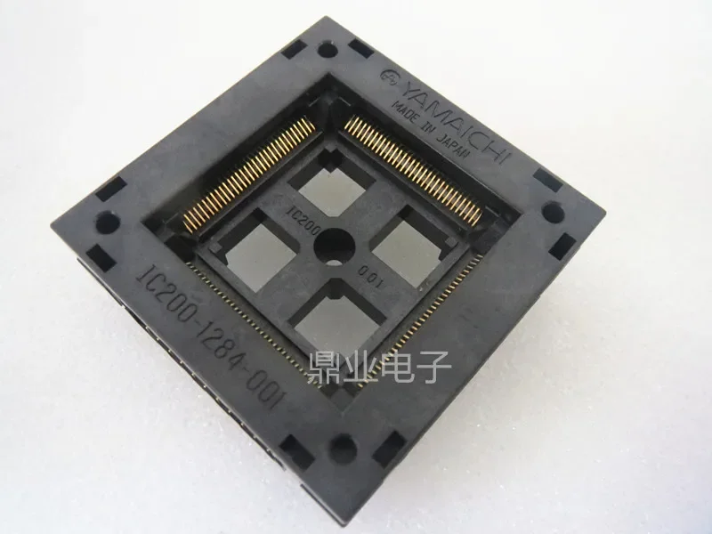 

IC120-1284-001 QFP128 0,8 мм IC испытательное сиденье Испытательная розетка Испытательный стенд Блок Распределитель Оптовая продажа Новый