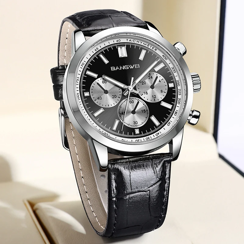 LIGE Women's Watch Fashion Business Leather Sports Quartz Chronograph Waterproof Luminous Wristwatch Ladies Relogio Feminino