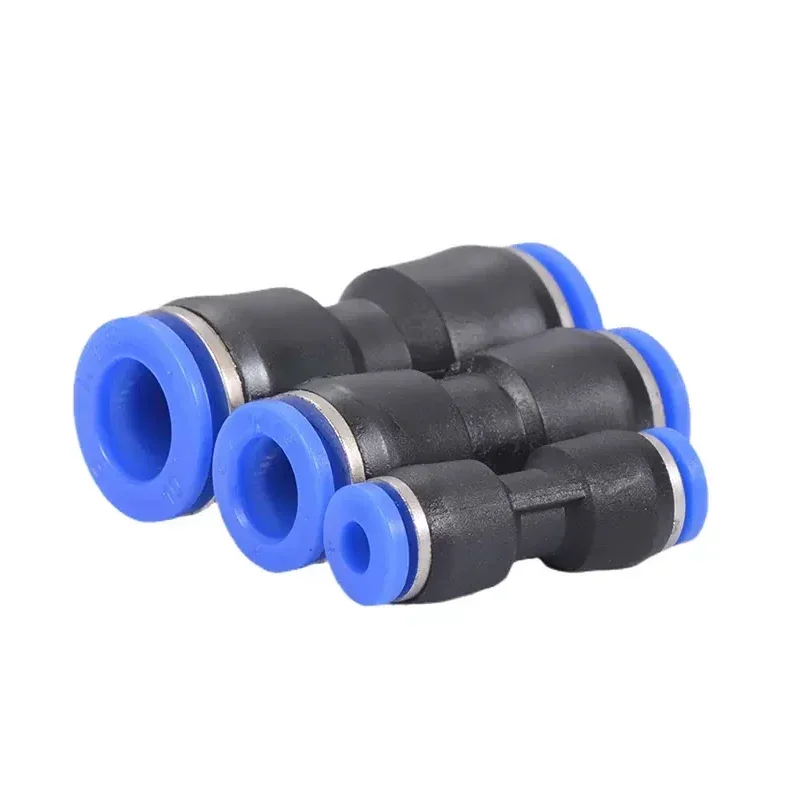 Pneumatic Fittings Fitting Plastic Connector PU  4mm 6mm to 8mm 10mm Air water Hose Tube Push in Straight Gas Quick Connectors