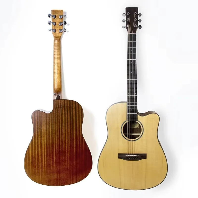 China Wholesale Custom Musical Instruments 6 Strings  Matte 41inch Acoustic Guitar for Beginners
